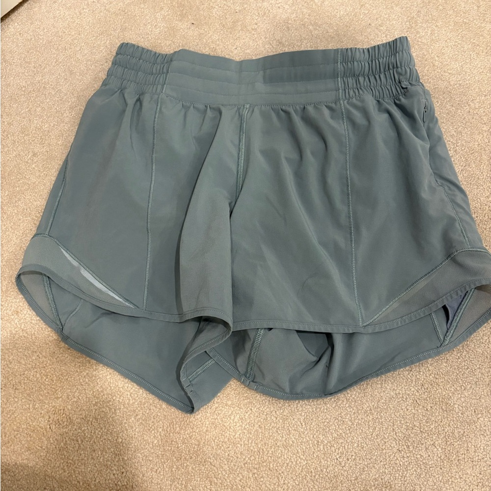 Women's Gray/Blue Lululemon Athletic Shorts